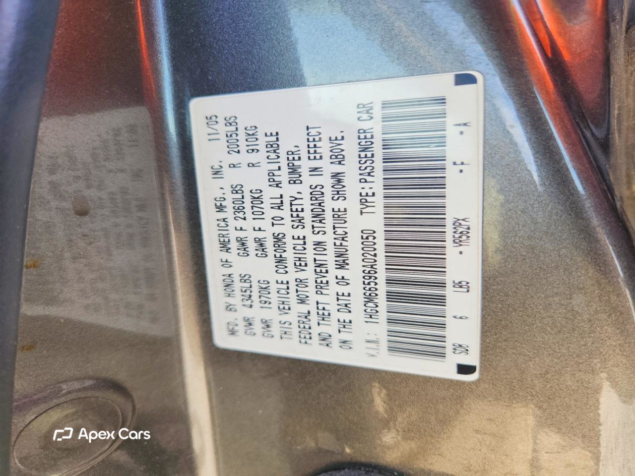 Honda Accord 2006