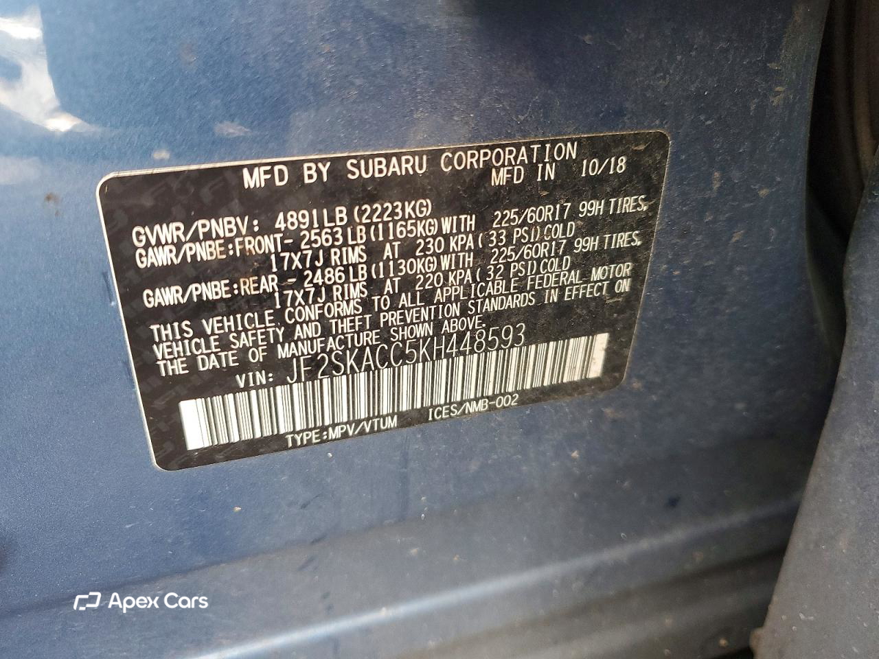 Subaru Forester 2019