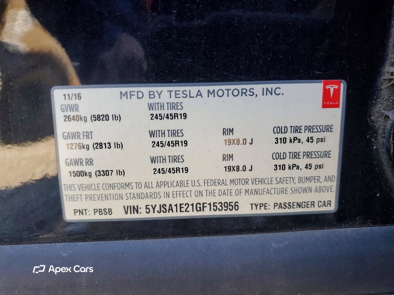 Tesla Model S 2016