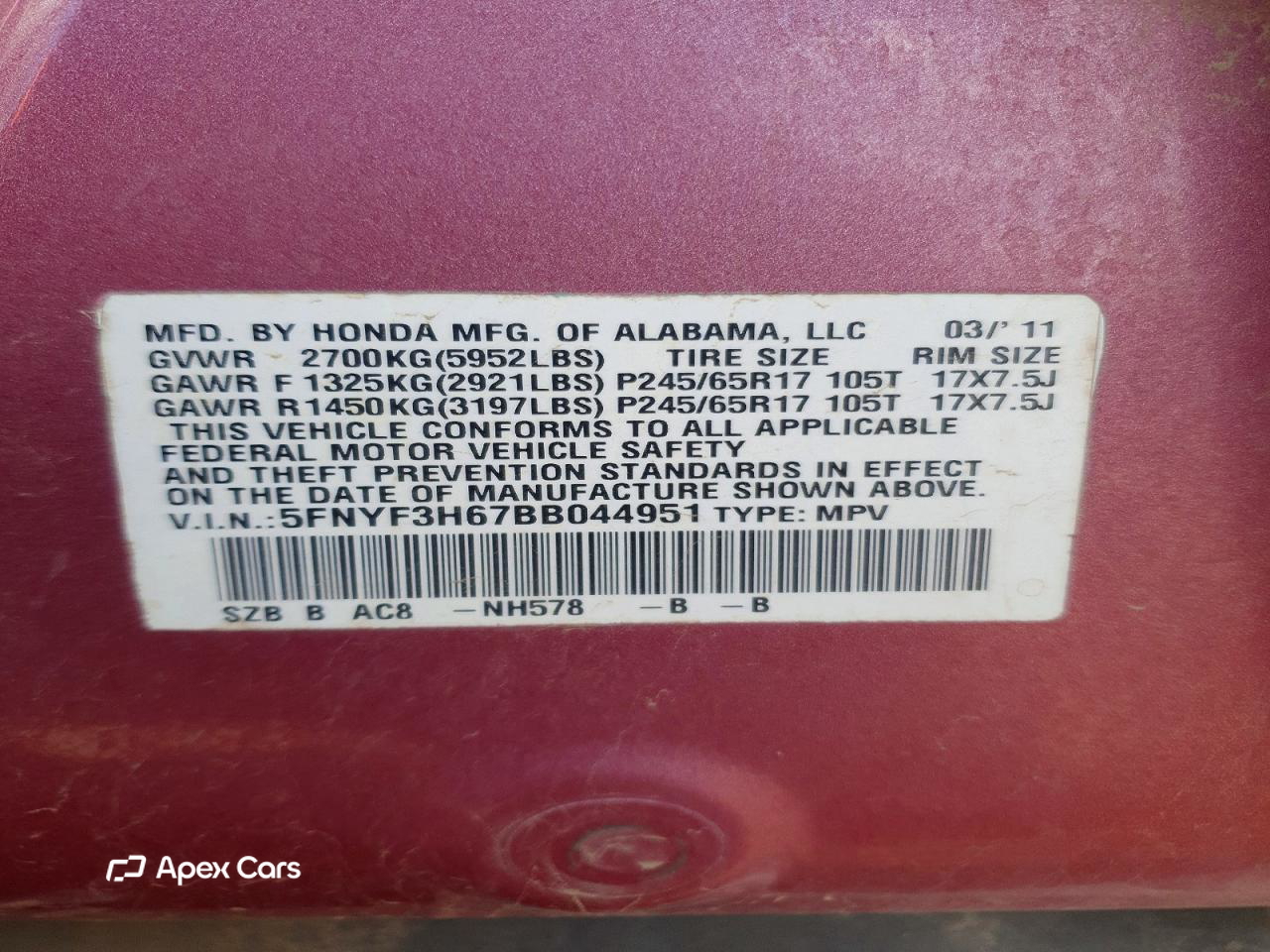 Honda Pilot 2011