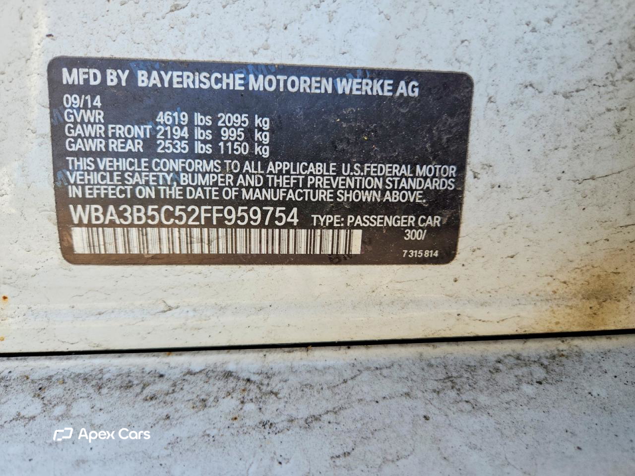 BMW Series 3 2015