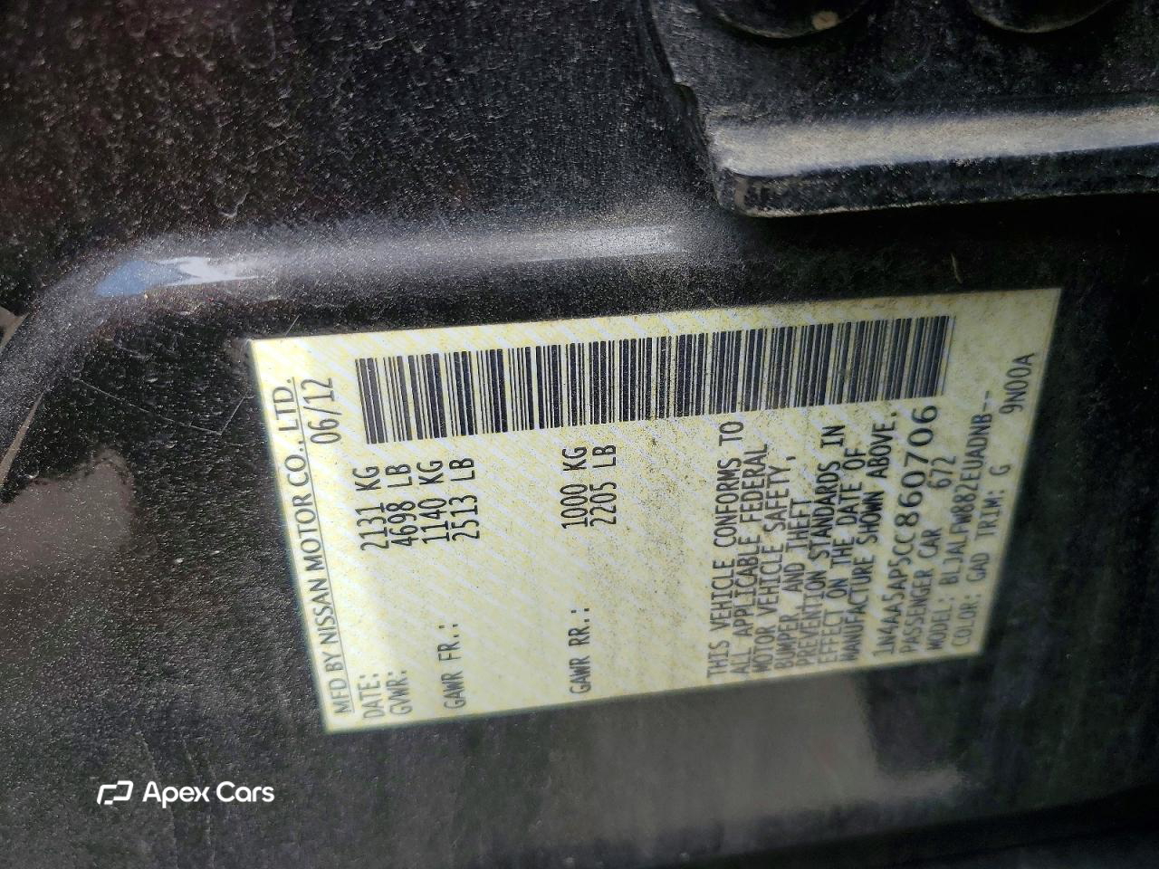 Nissan Maxima 2012
