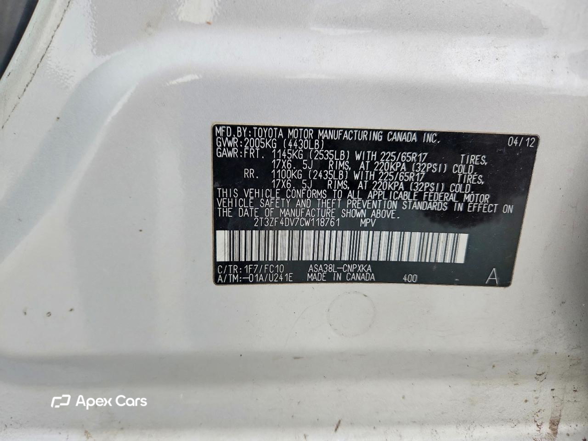 Toyota RAV 4 2012