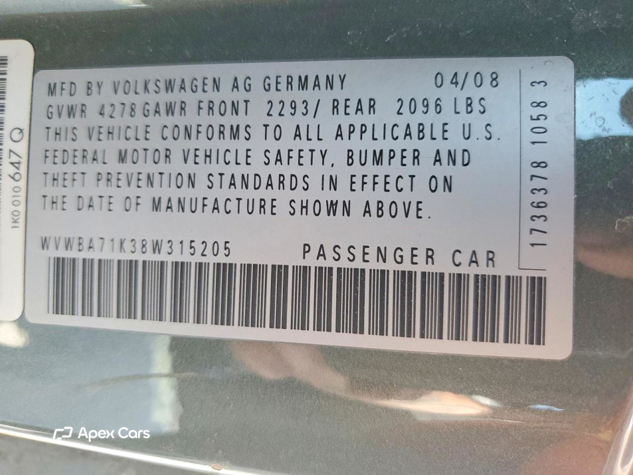 Volkswagen Golf 2008