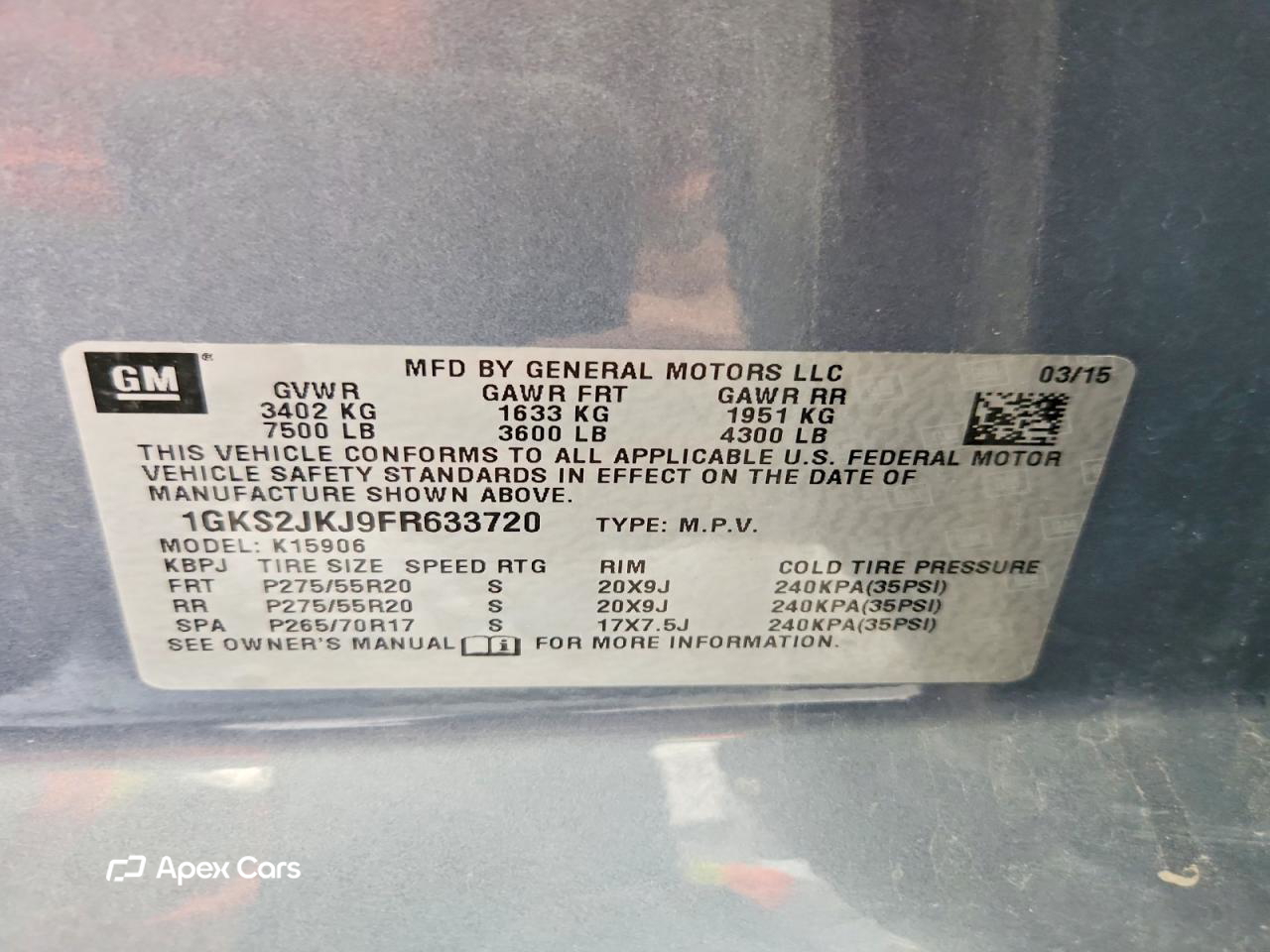 GMC Yukon 2015