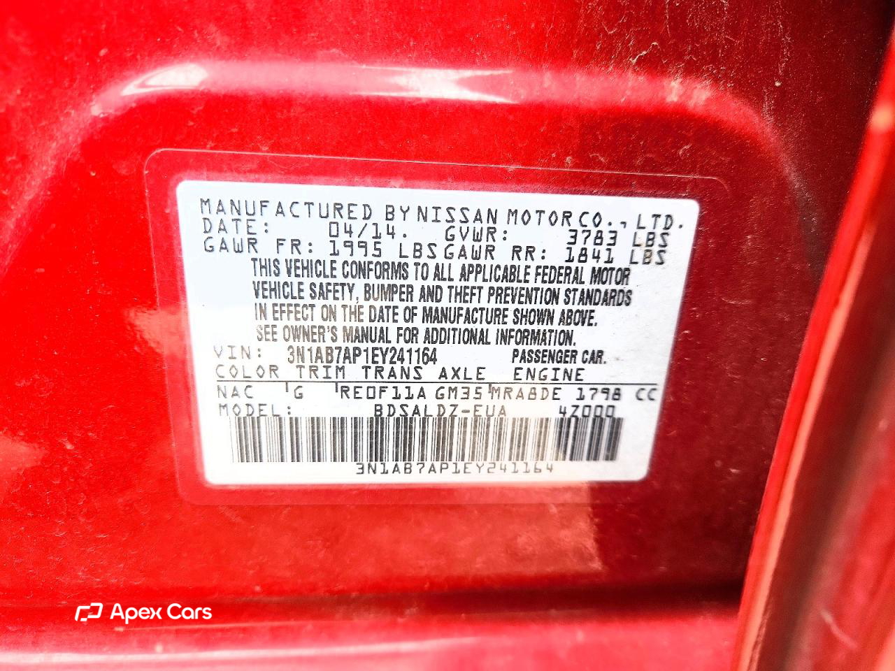 Nissan Sentra 2014