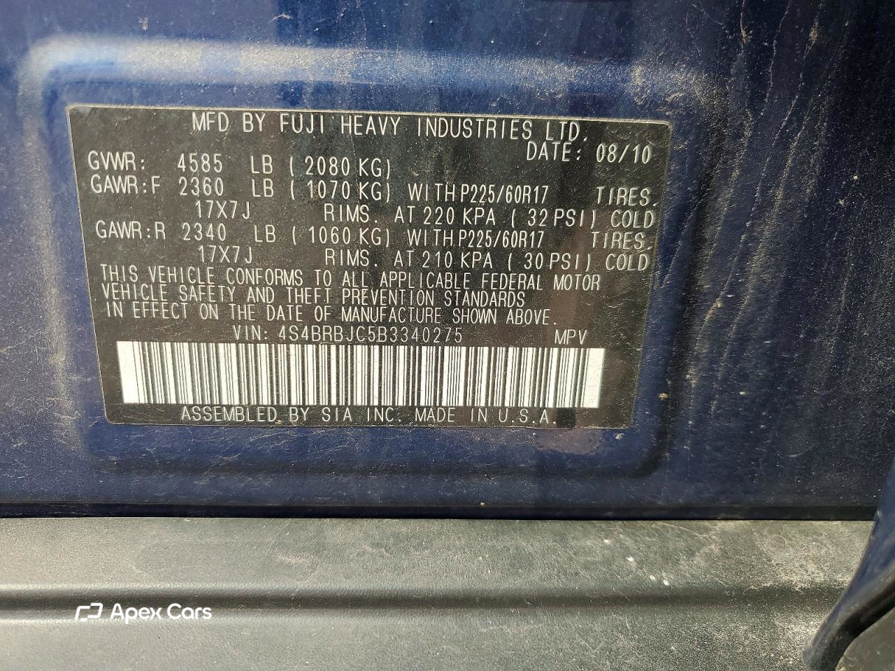 Subaru Outback 2011