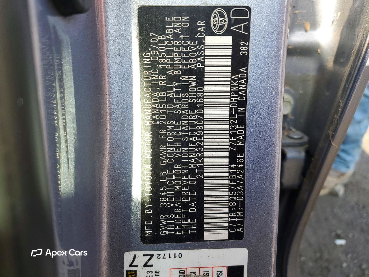 Toyota Corolla 2008