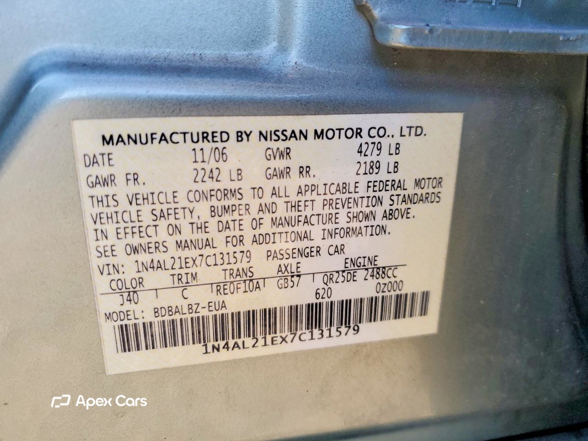 Nissan Altima 2007