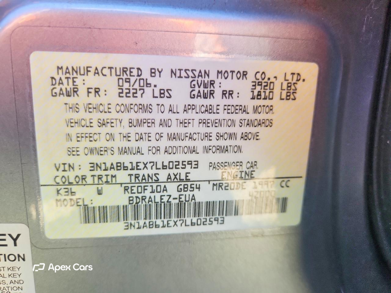 Nissan Sentra 2007