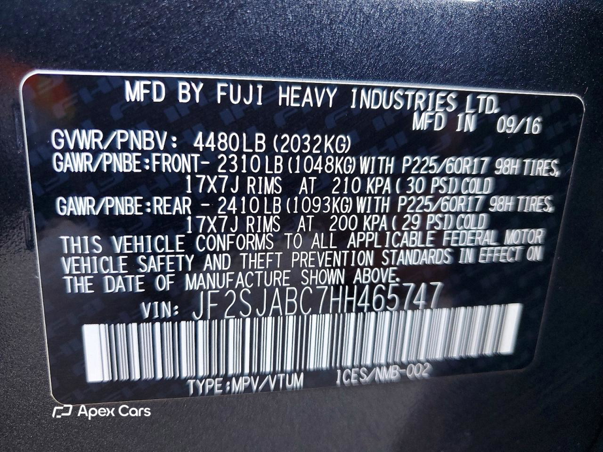 Subaru Forester 2017