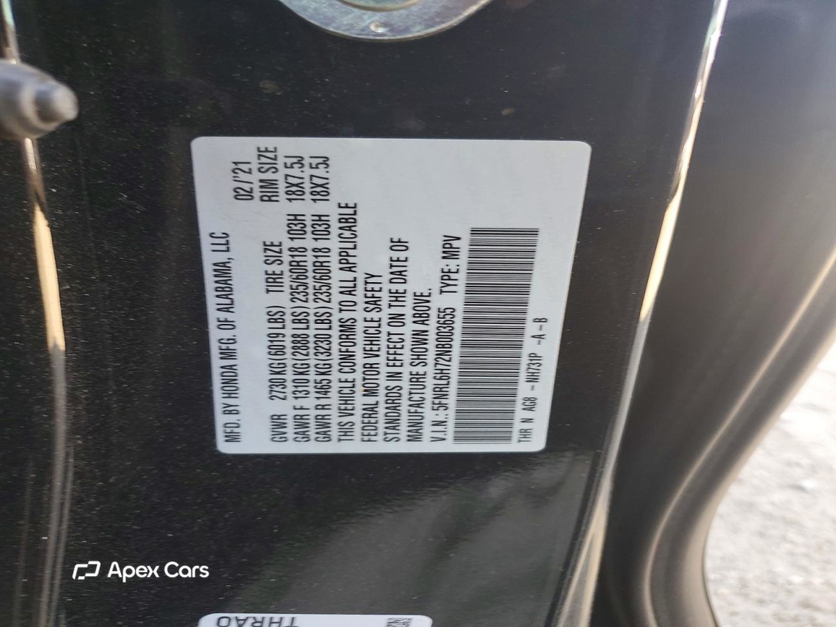 Honda Odyssey 2022