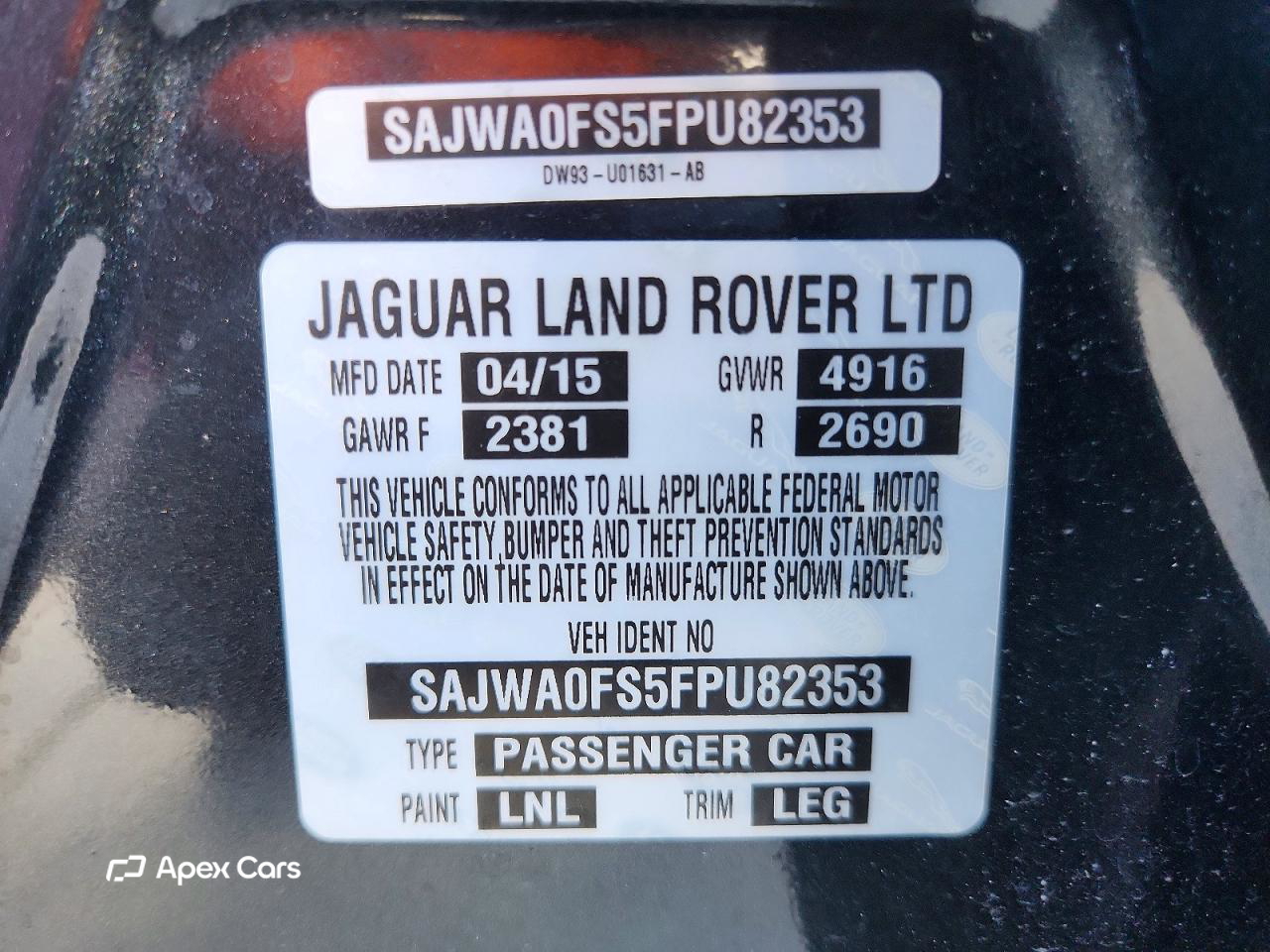 Jaguar XF 2015