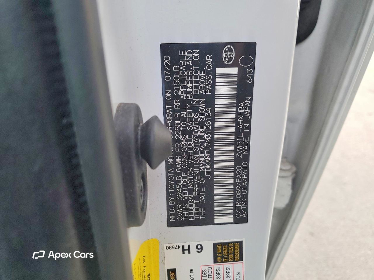 Toyota Prius 2021