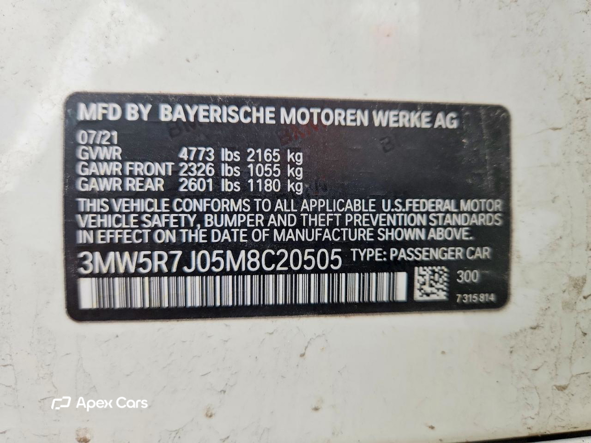 BMW Series 3 2021