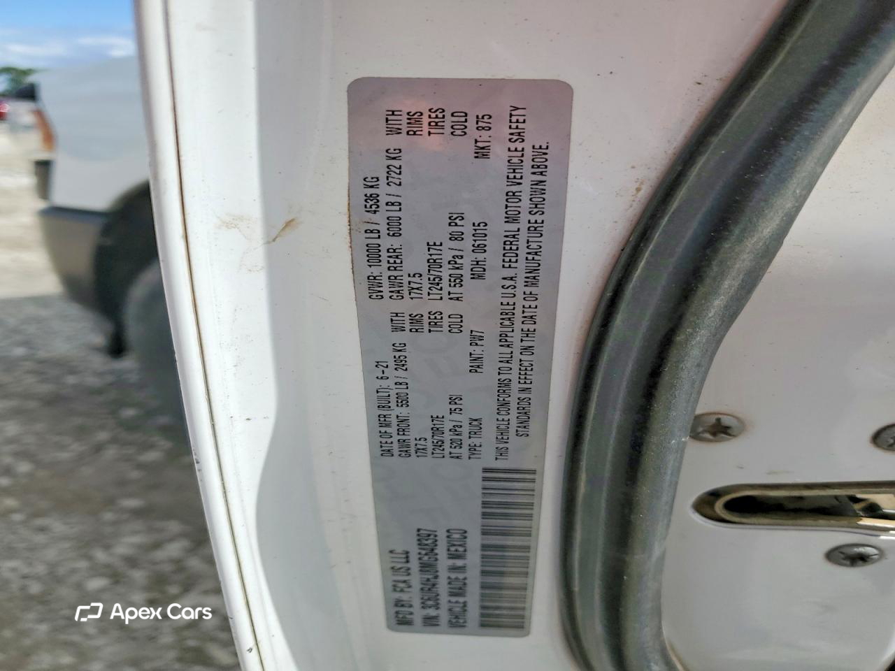 RAM 2500 2021