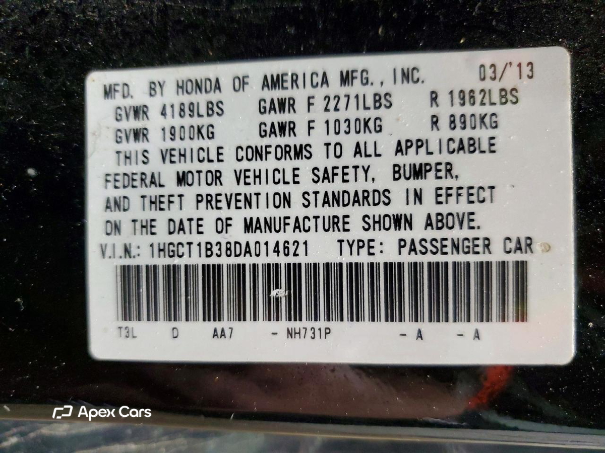 Honda Accord 2013