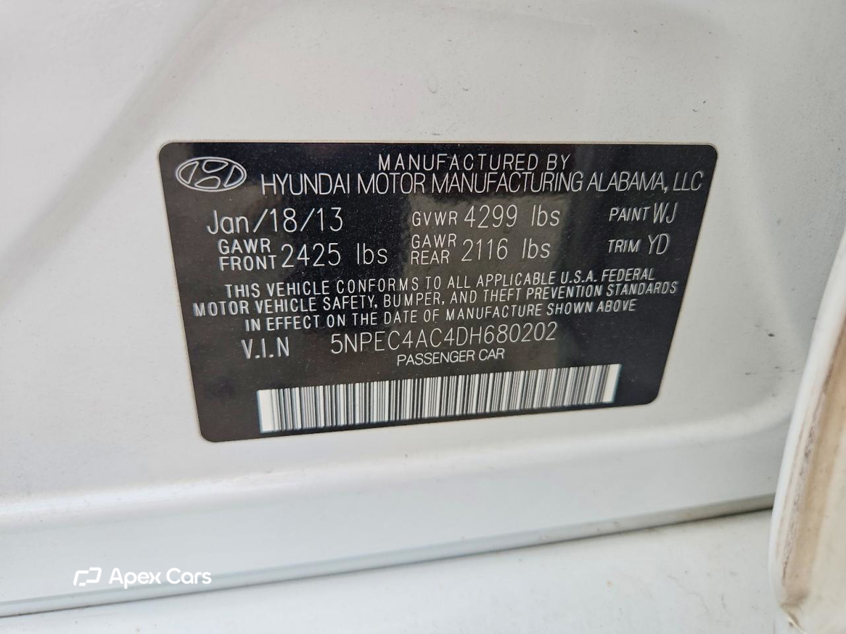 Hyundai Sonata 2013