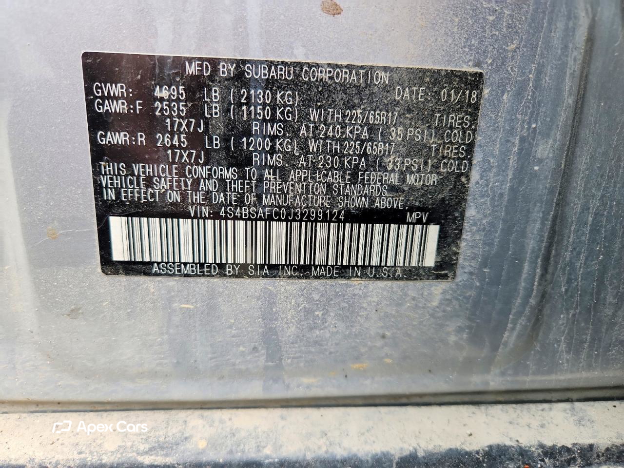 Subaru Outback 2018