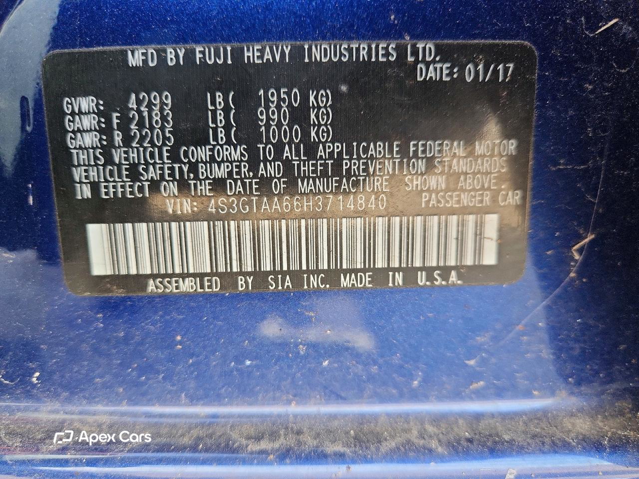 Subaru Impreza 2017
