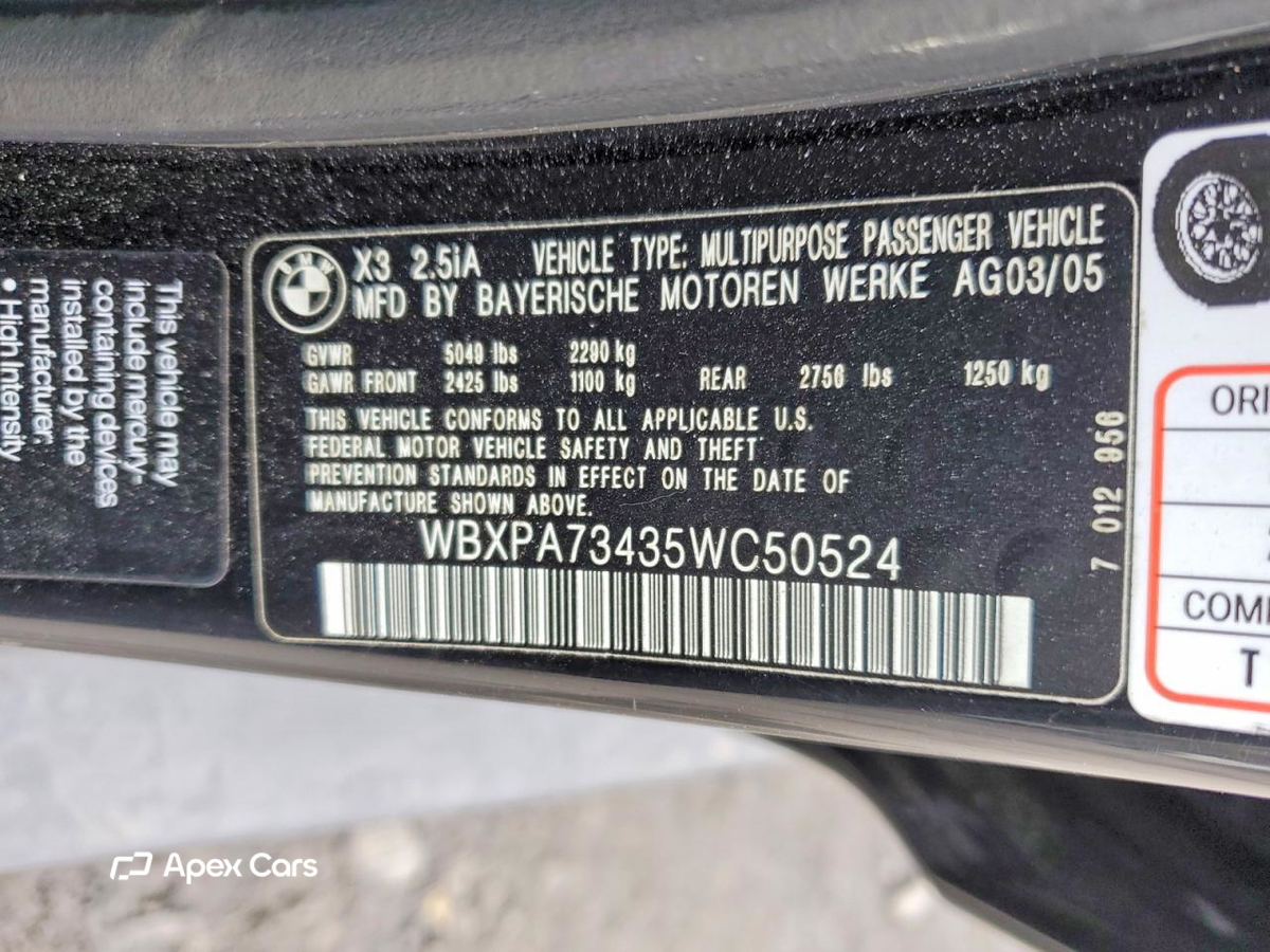 BMW X3 2005