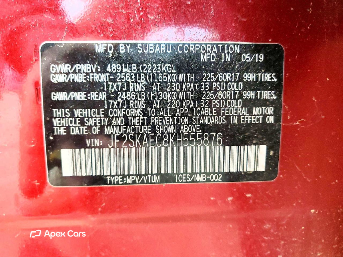 Subaru Forester 2019