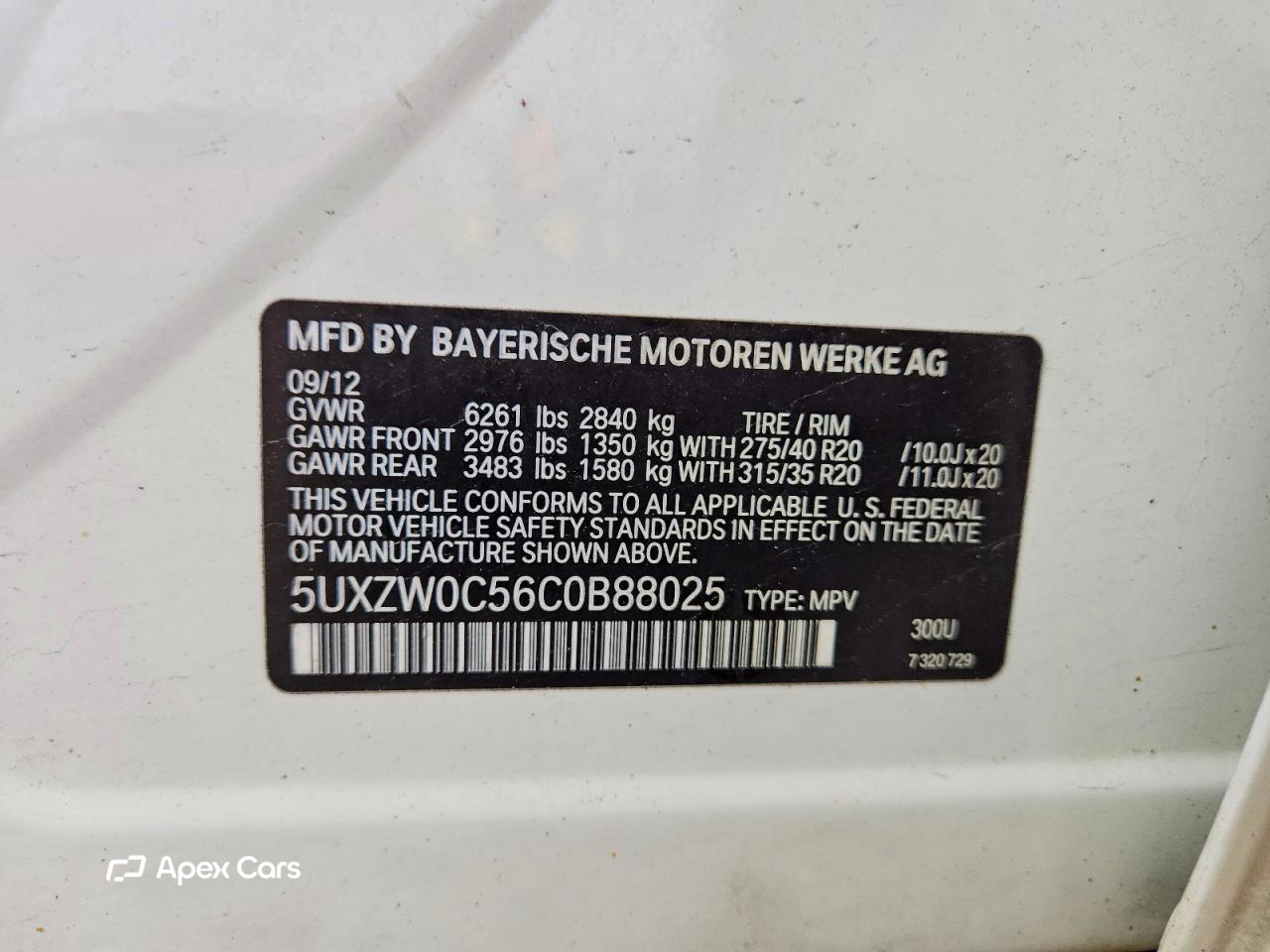 BMW X5 2012