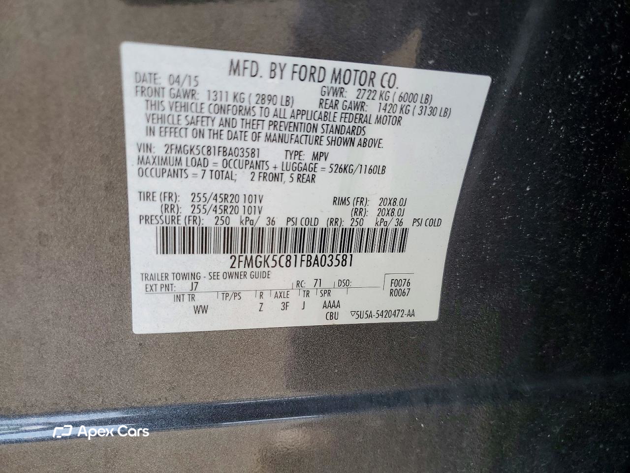 Ford Flex 2015