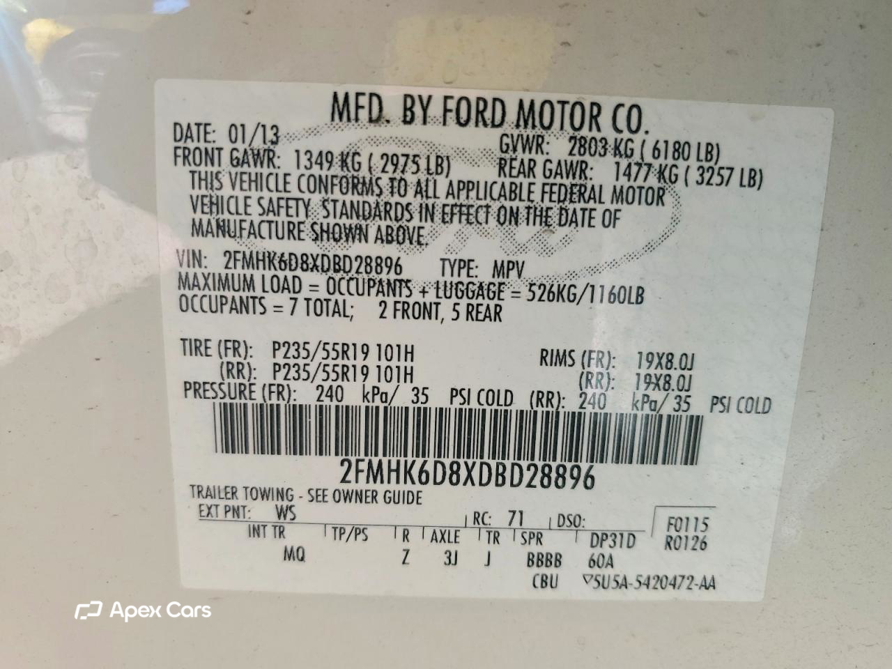 Ford Flex 2013