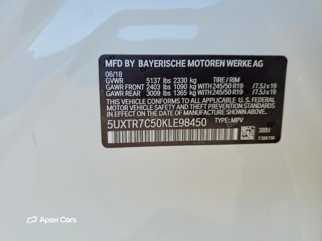 BMW X3 2019