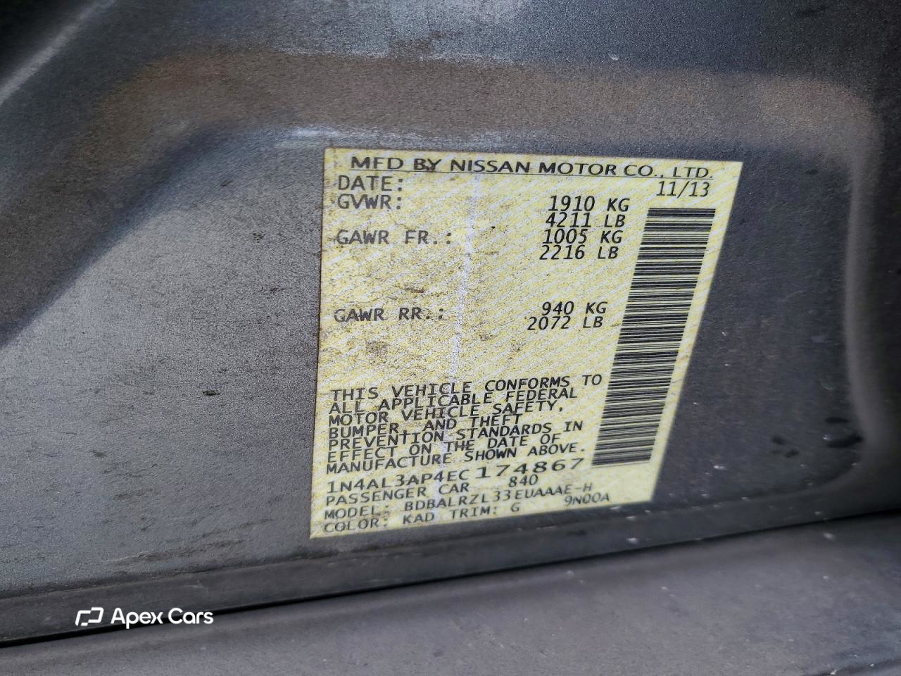 Nissan Altima 2014