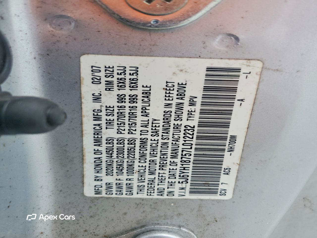 Honda Element 2007