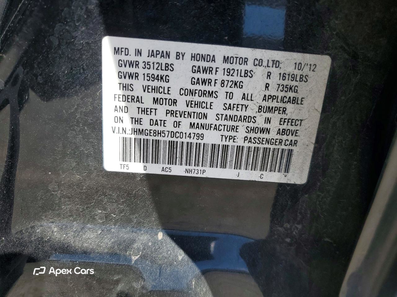 Honda Fit 2013