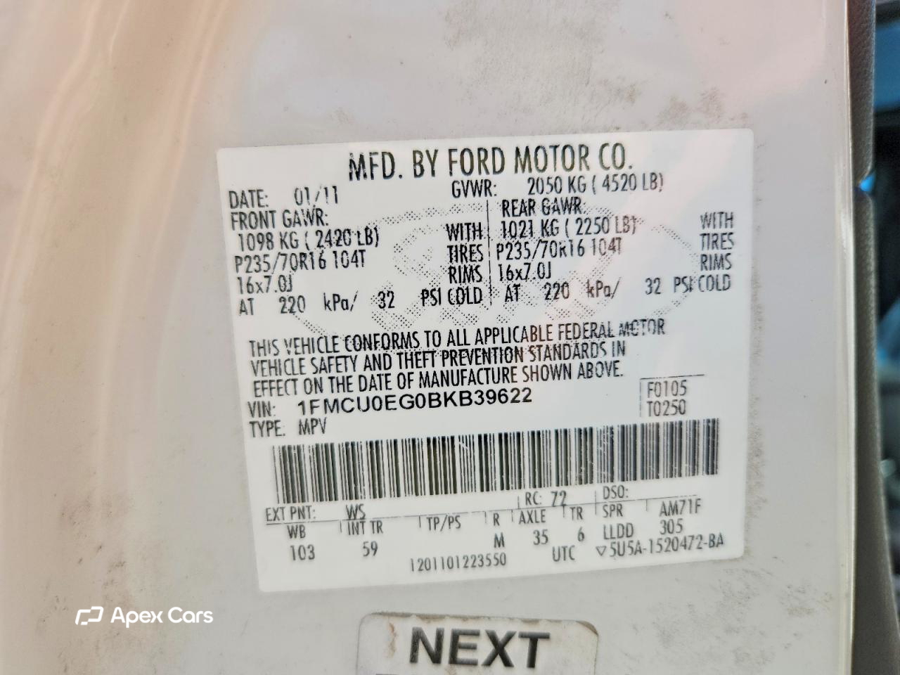 Ford Escape 2011