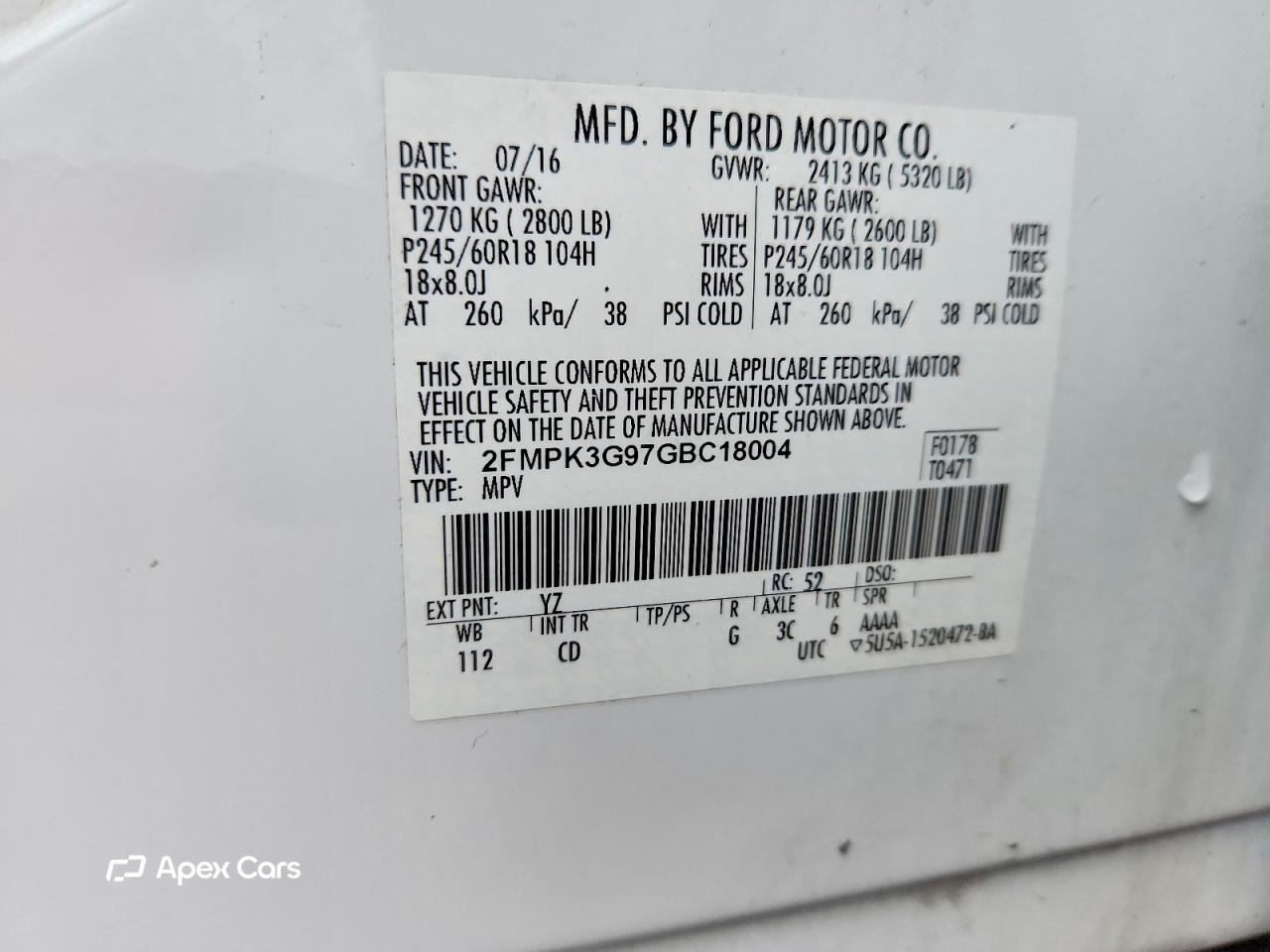 Ford Edge 2016