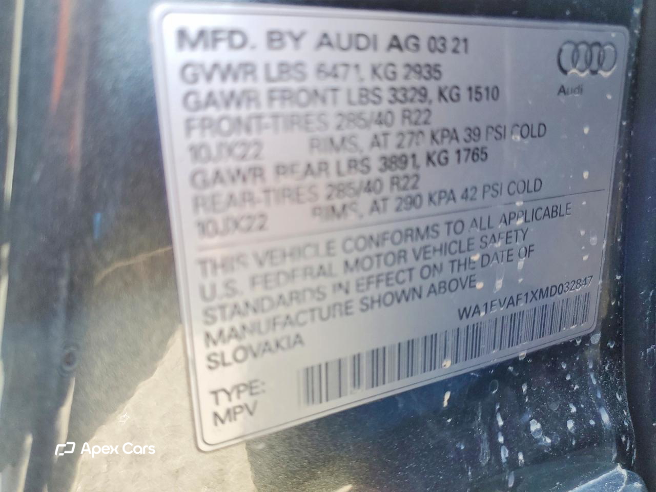Audi Q8 2021