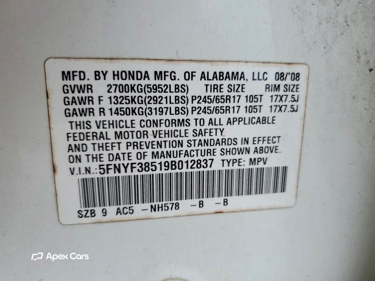 Honda Pilot 2009