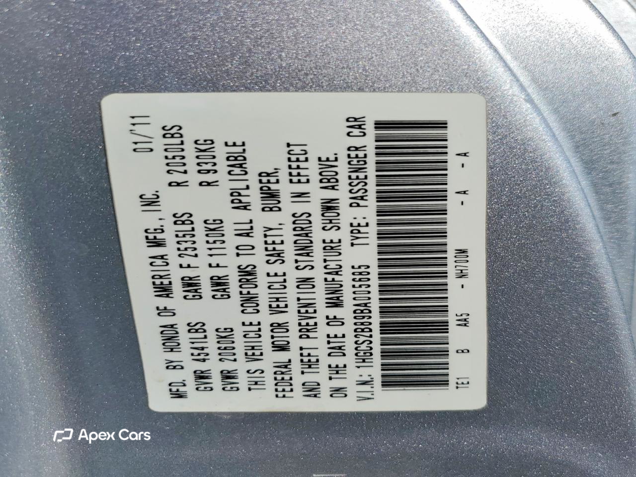 Honda Accord 2011
