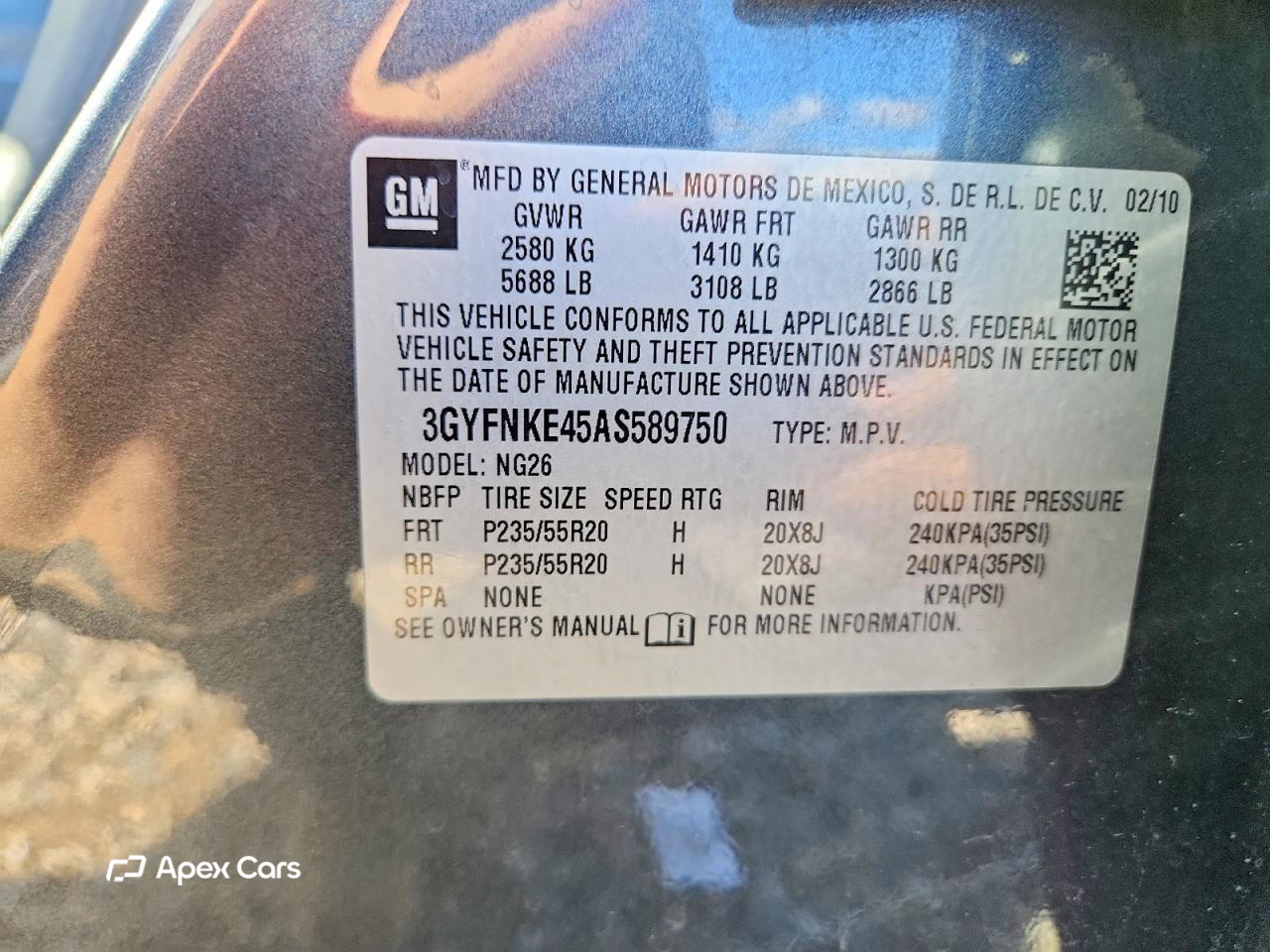 Cadillac SRX 2010