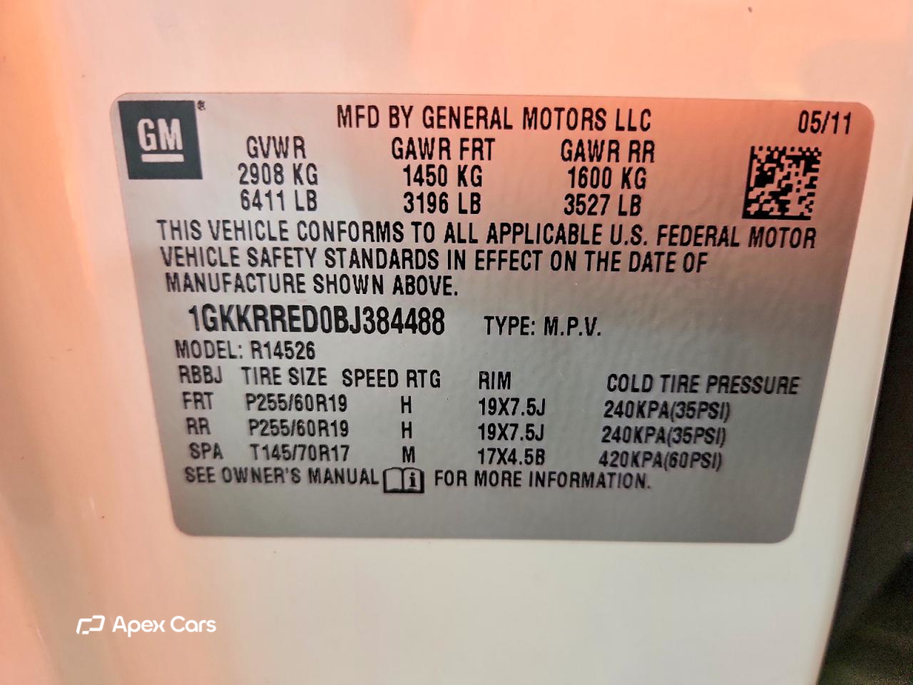 GMC Acadia 2011