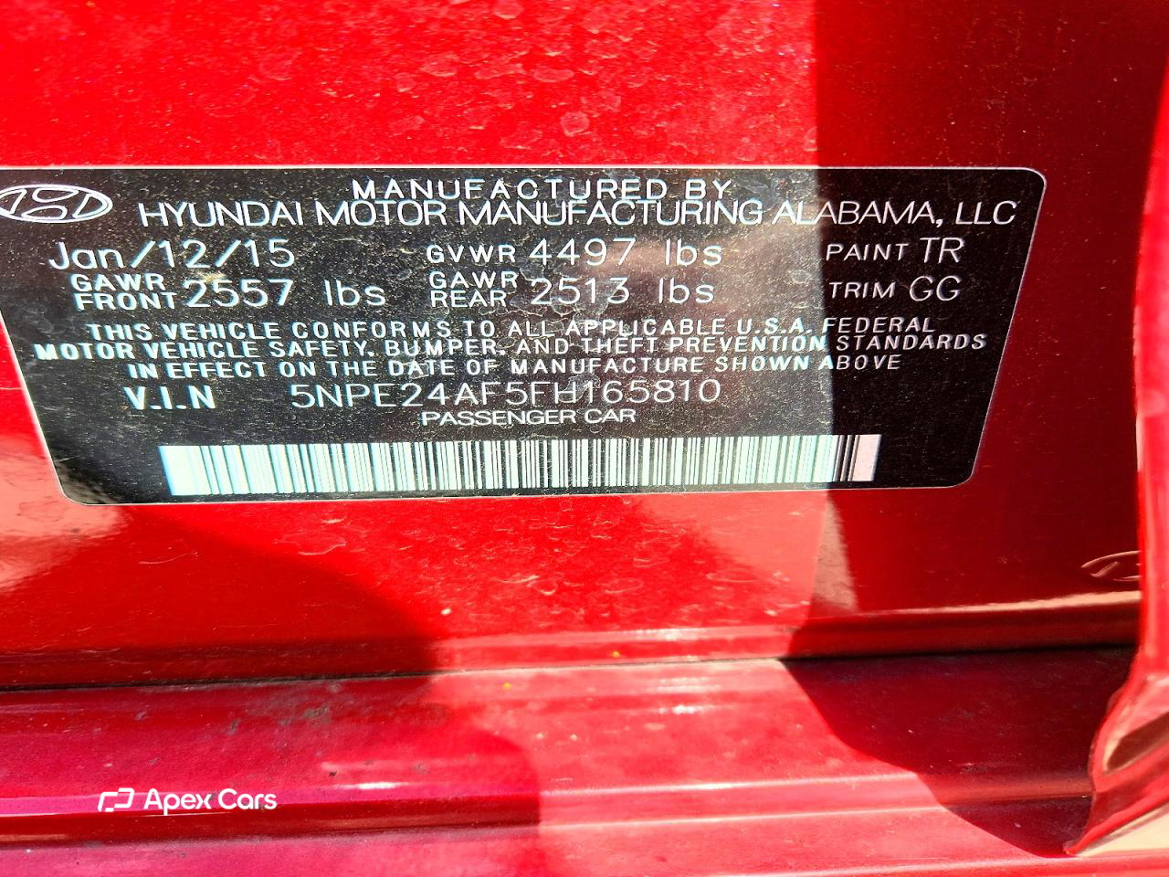 Hyundai Sonata 2015