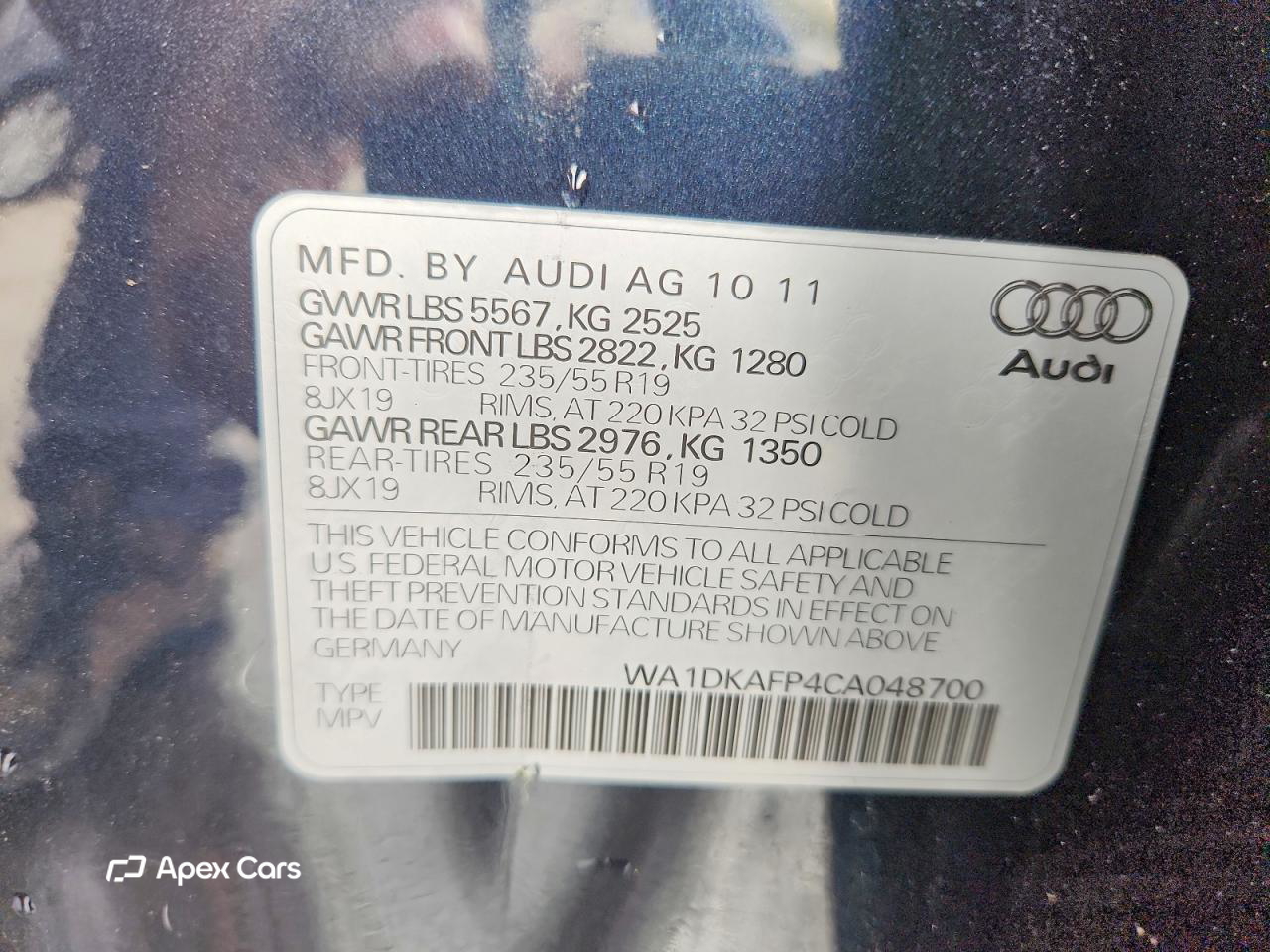 Audi Q5 2012