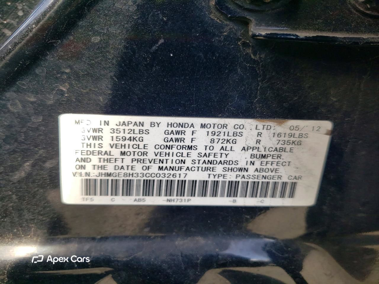Honda Fit 2012