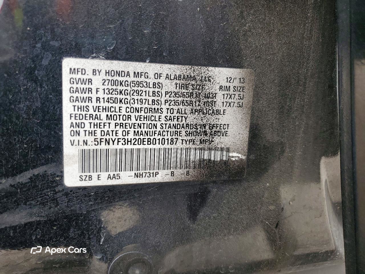 Honda Pilot 2014
