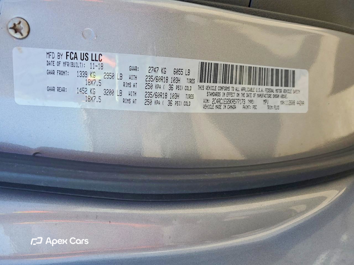 Chrysler Pacifica 2019