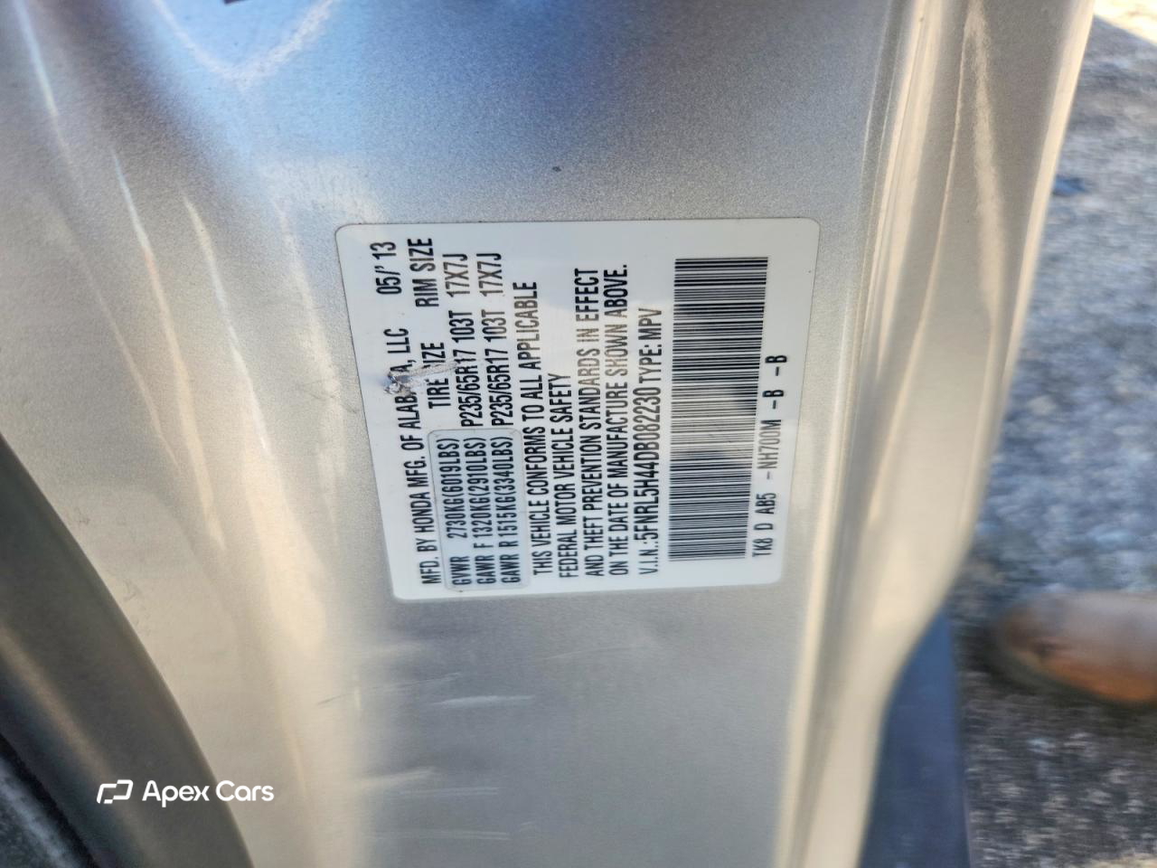 Honda Odyssey 2013