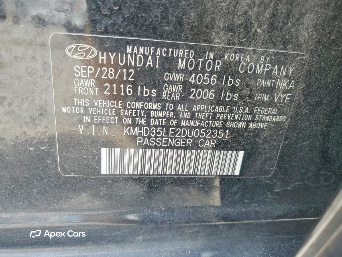 Hyundai Elantra 2013