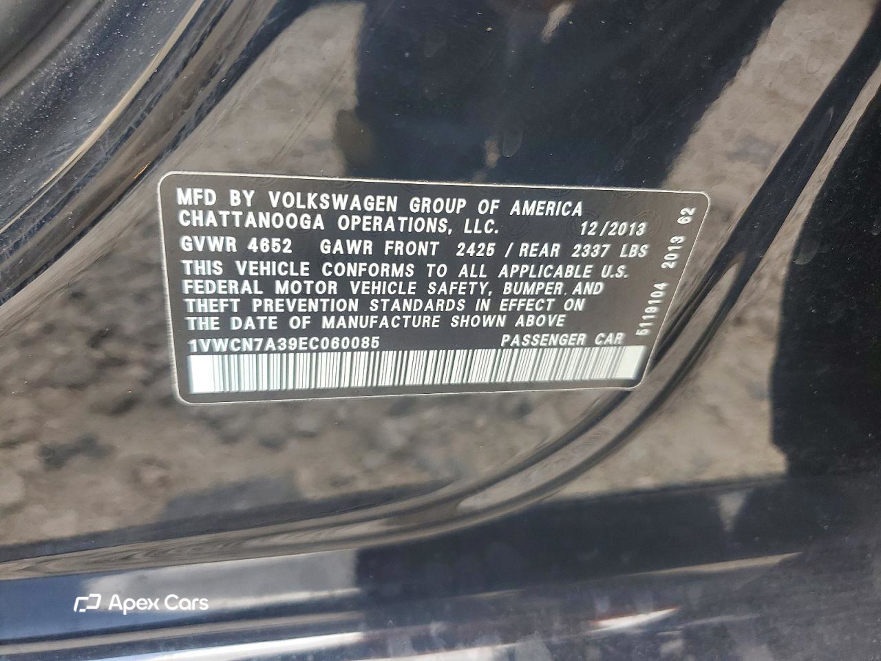 Volkswagen Passat 2014