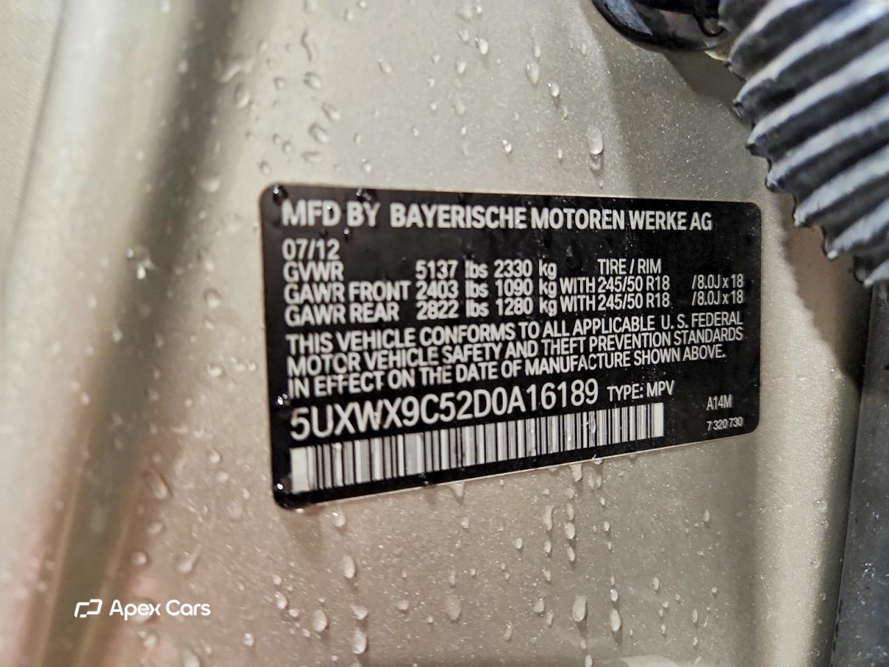 BMW X3 2013