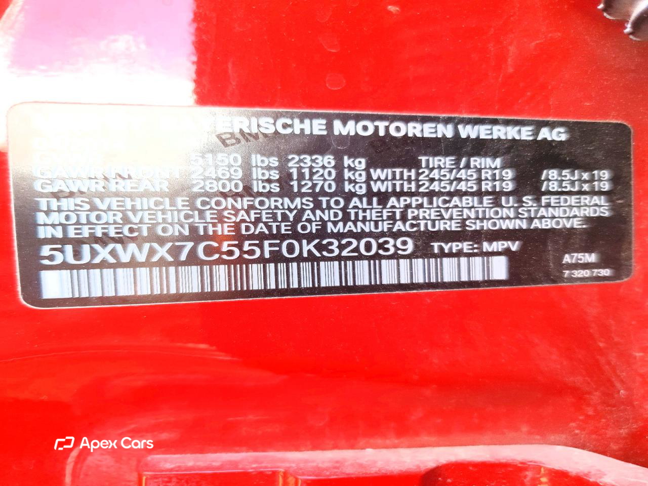 BMW X3 2015
